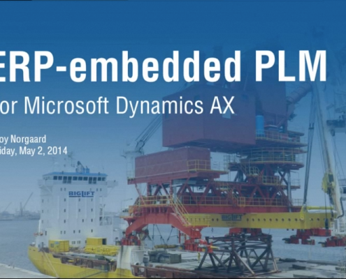 ERP PLM Dynamics AX