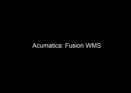 Acumatica ERP