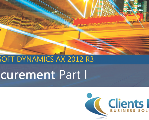 e-Procurement in AX 2012 R3
