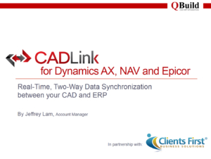 CAD to ERP Integration Video
