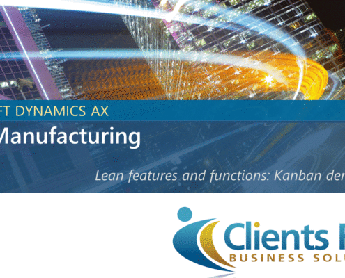 Dynamics AX Lean Manufacturing
