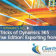 Dynamics 365 Excel Import Export