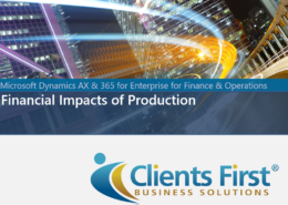 Dynamics AX Financial Impacts of Production