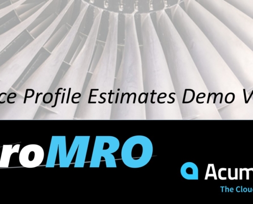 MRO Service Estimates