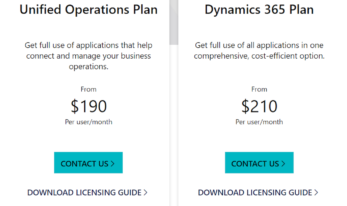 dynamics 365 customer service pricing